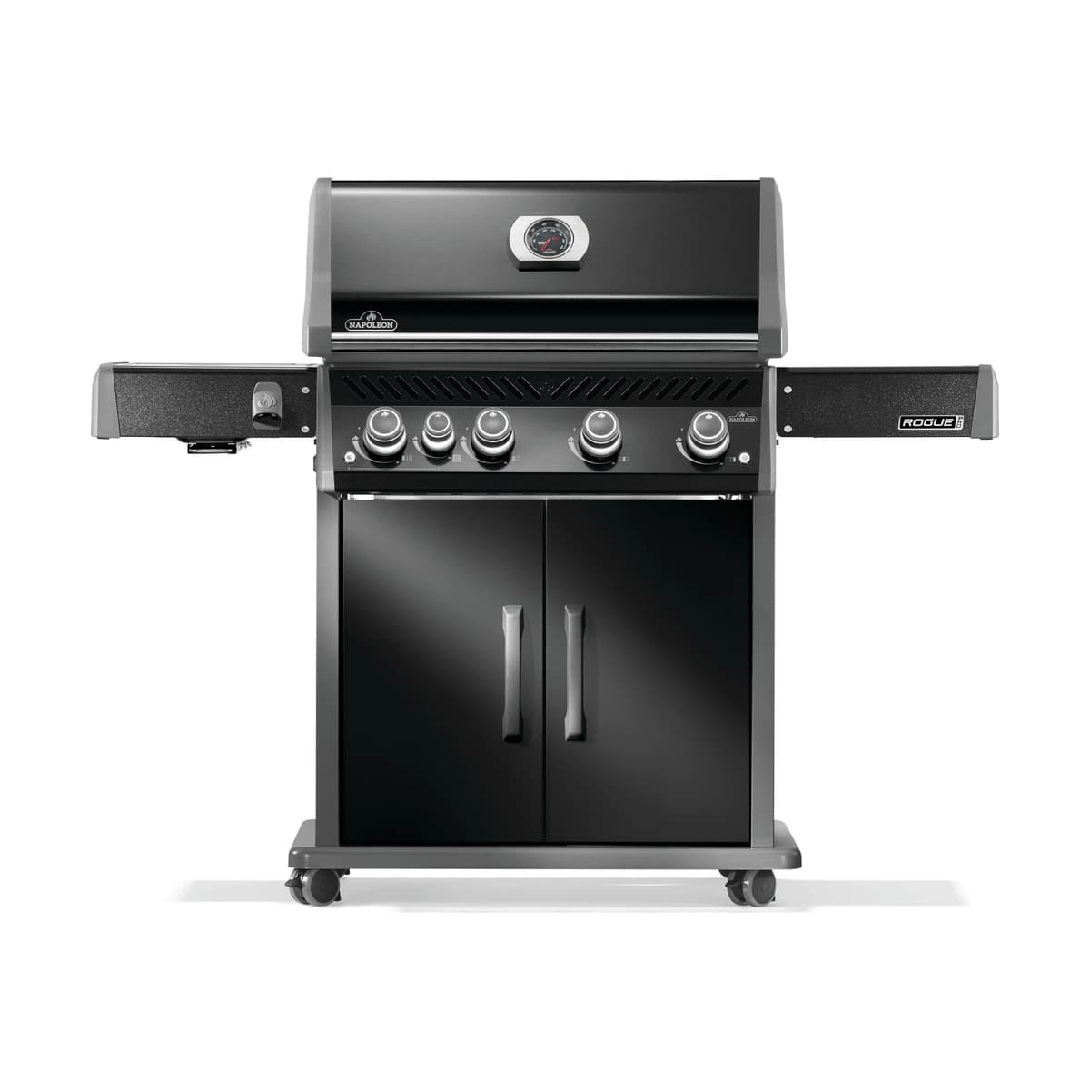 Napoleon Rogue® PRO 525 Propane Gas Grill with Infrared Side Burner, Black