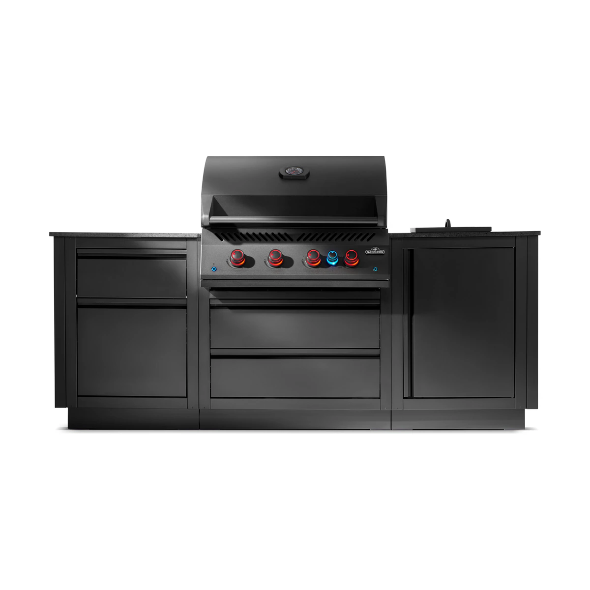 Napoleon OASIS® 301 Outdoor Kitchen, Matte Black, Natural Gas, Series 32