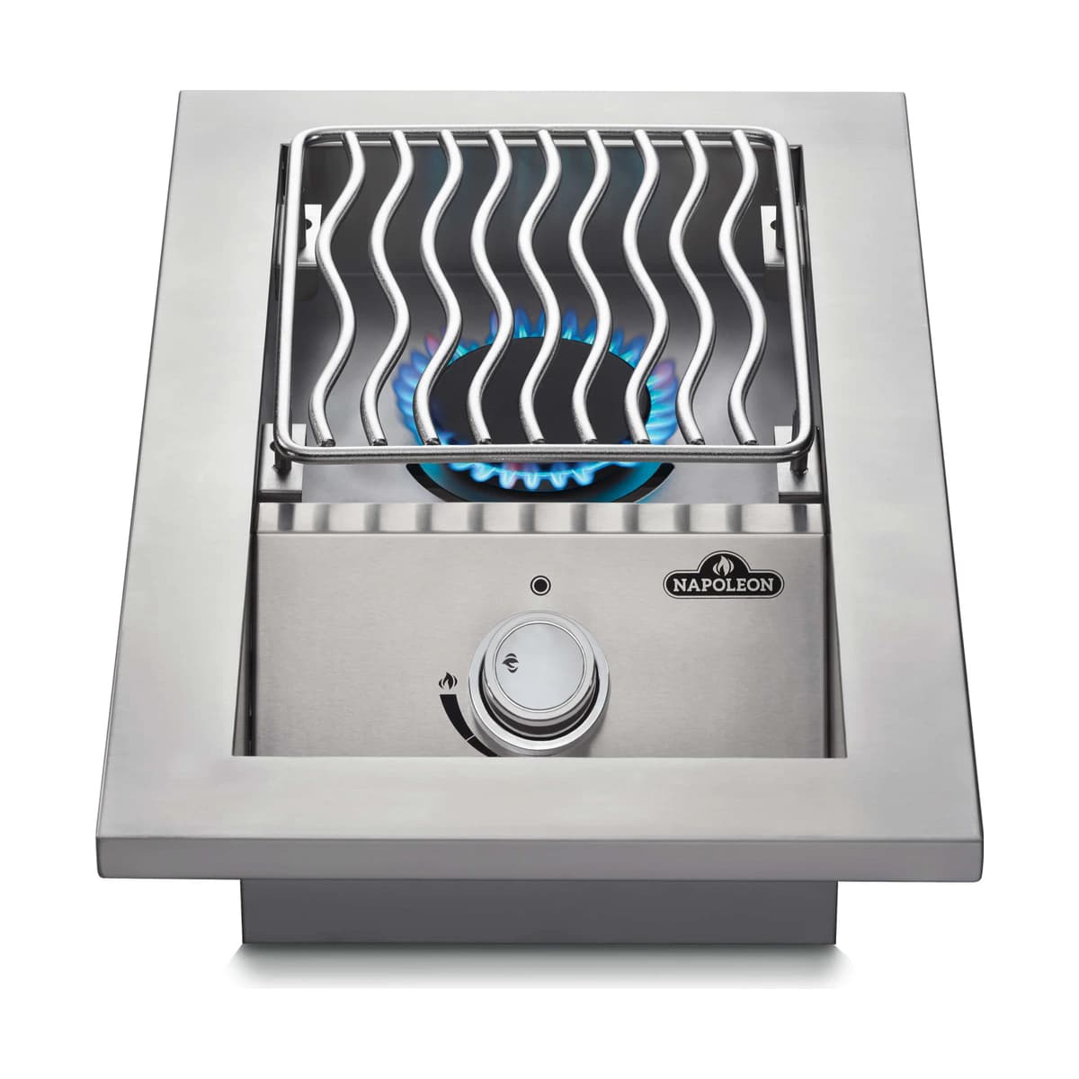 Napoleon Built-in 500 Series Single Range Top Burner, Stainless Steel Cover