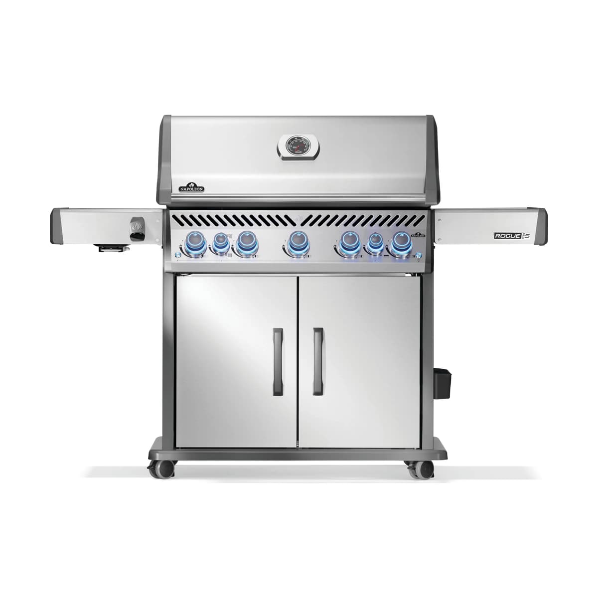 Napoleon Rogue® PRO-S 625 Natural Gas Grill with Infrared Side and Rear Burners, Stainless Steel