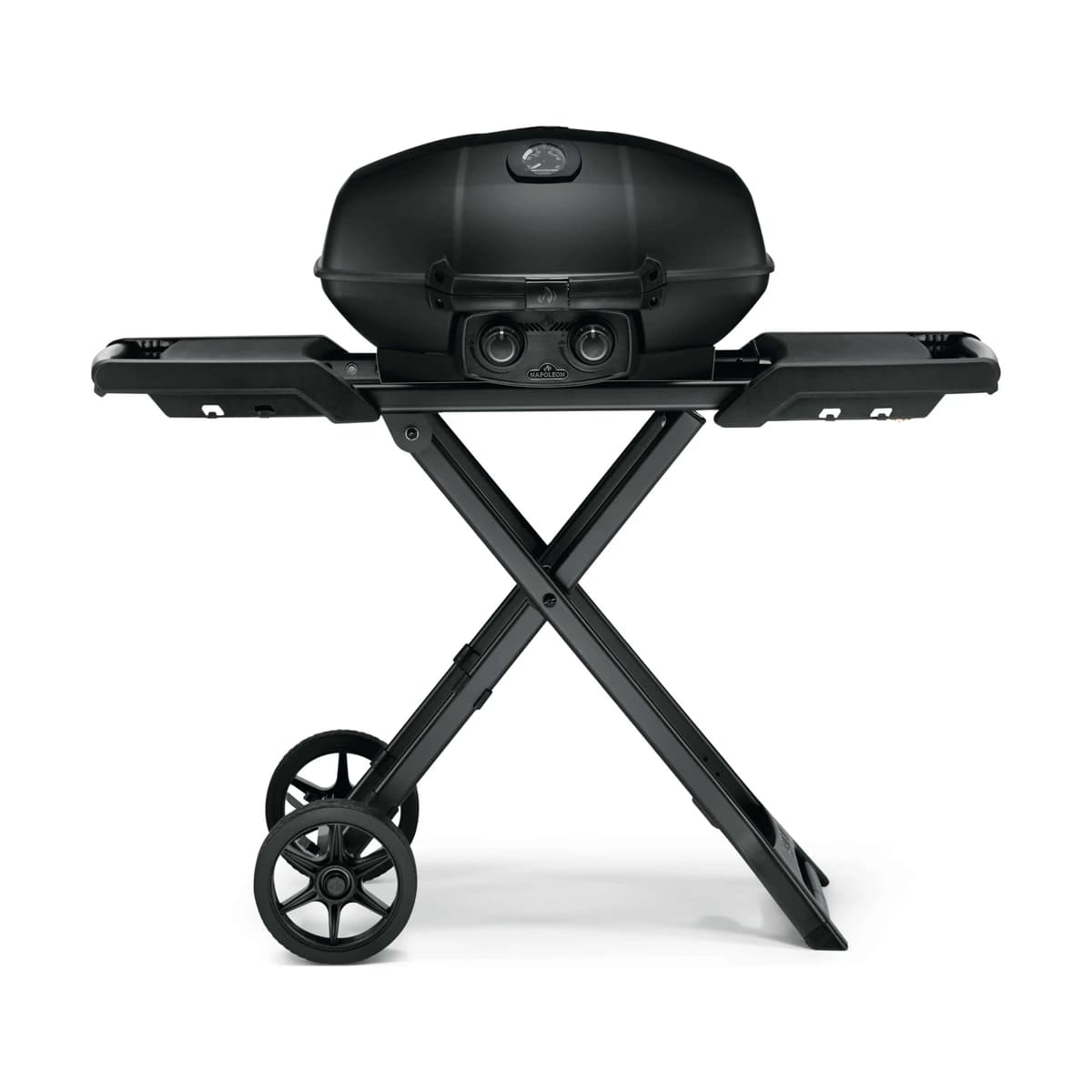 Napoleon PHANTOM TravelQ® PRO 285 Portable Gas Grill with Scissor Cart, Matte/Matt Black