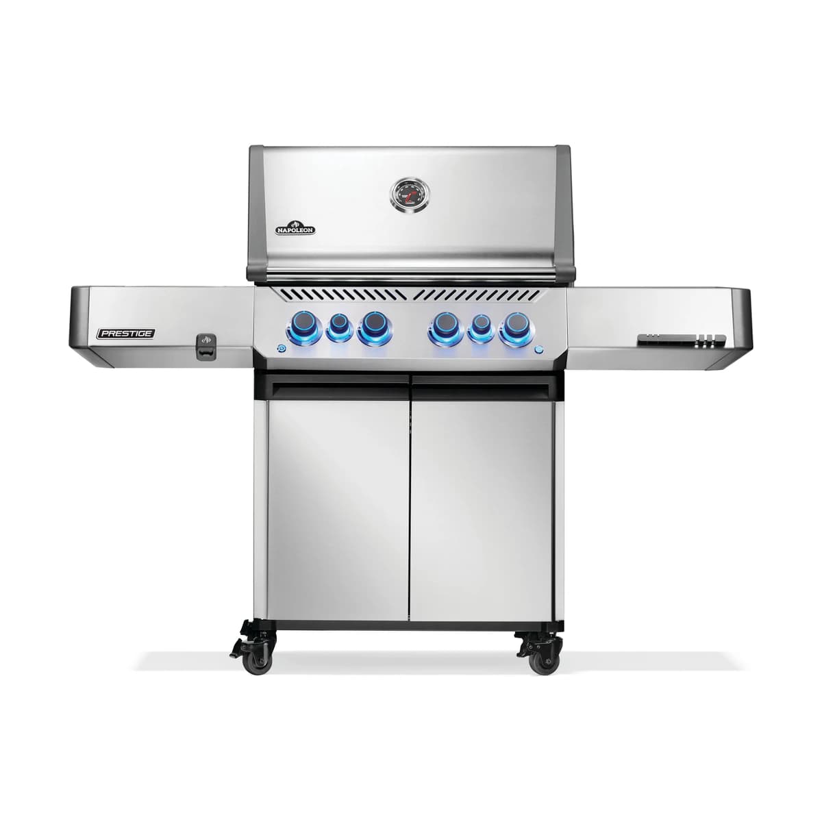 Napoleon Prestige® 500 Propane Gas Grill with Infrared Side and Rear Burner, Stainless Steel