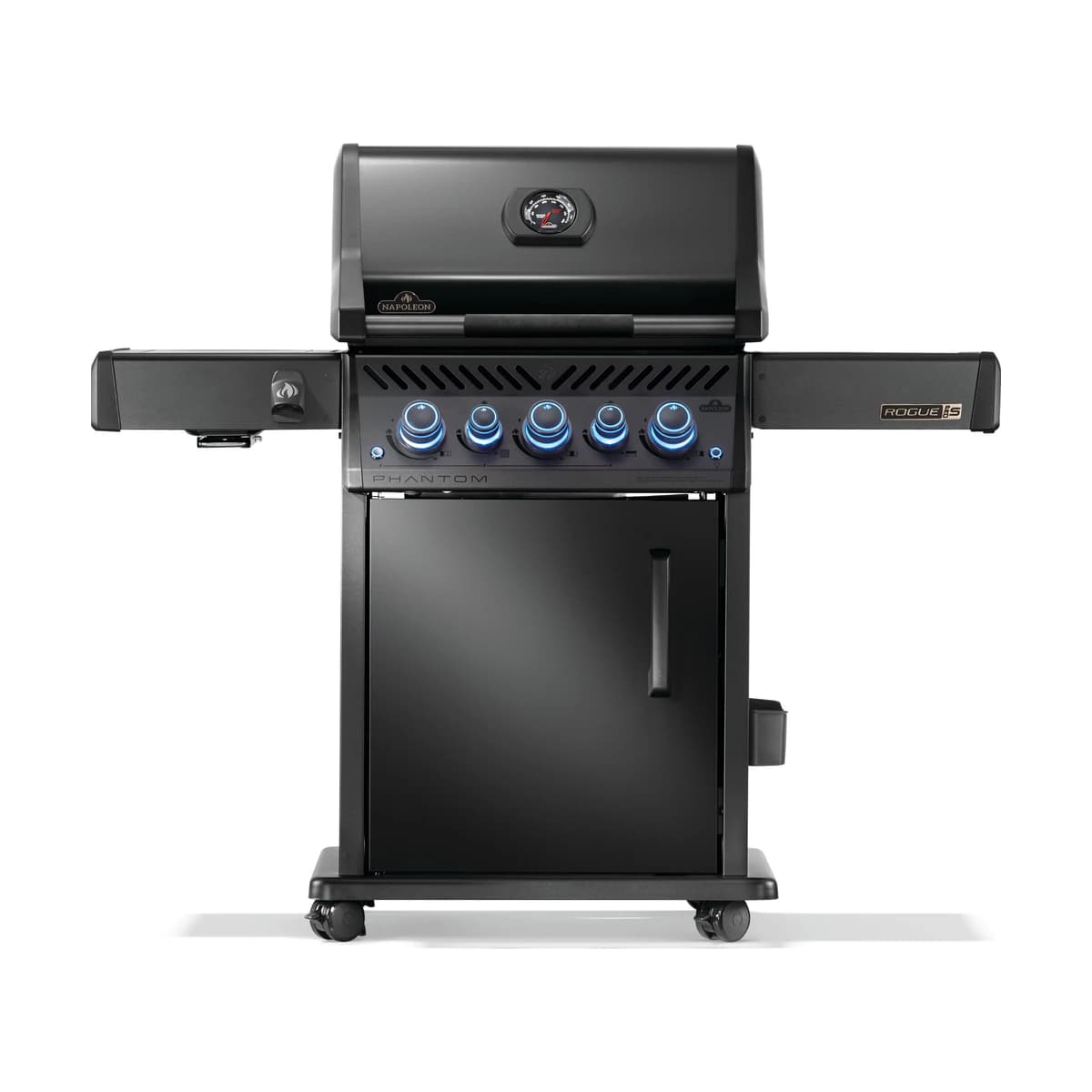Napoleon Phantom Rogue® PRO-S 425 Natural Gas Grill with Infrared Side and Rear Burners, Matte Black
