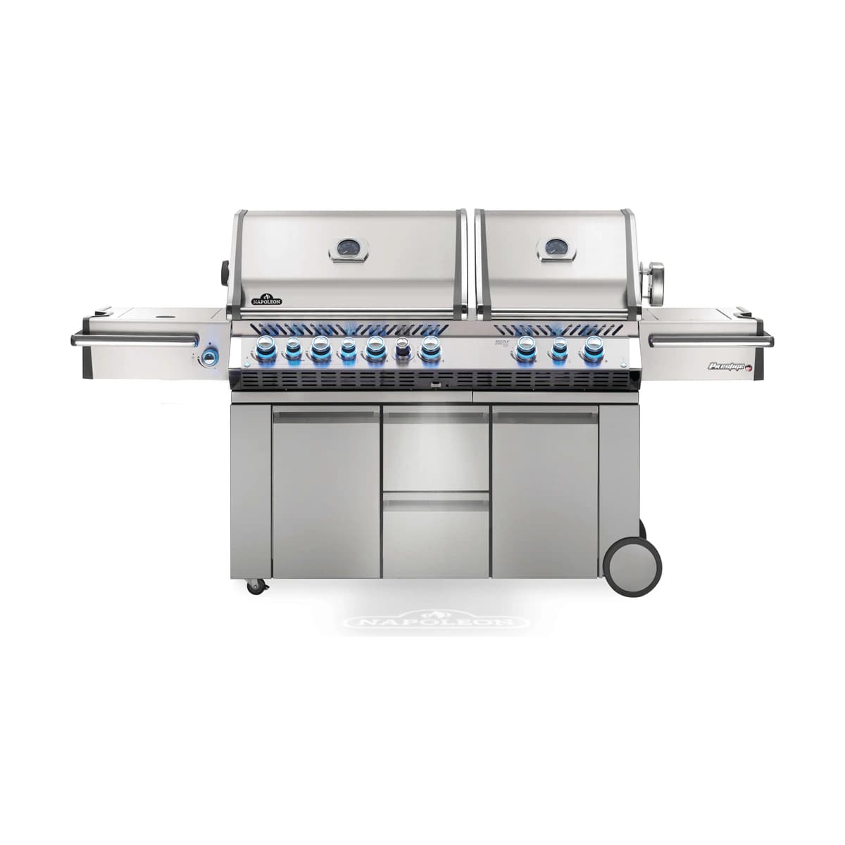 Napoleon Classic Prestige® PRO 825 Natural Gas Grill with Power Side Burner and Infrared Rear & Bottom Burners, Stainless Steel