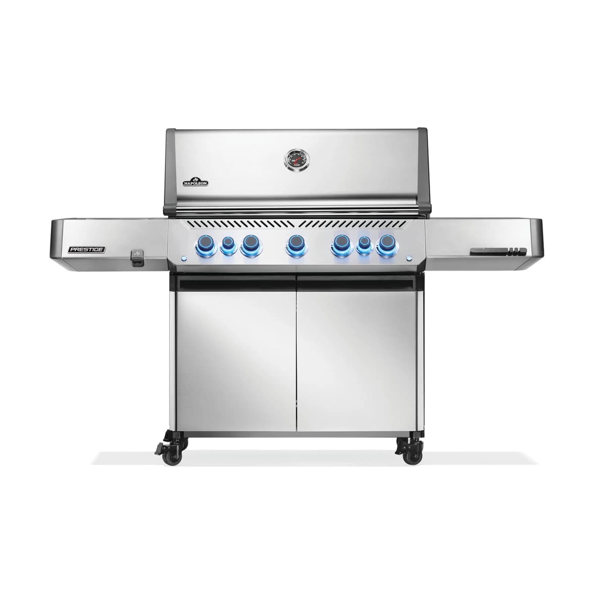 Napoleon Prestige® 665 Natural Gas Grill with Infrared Side and Rear Burner, Stainless Steel