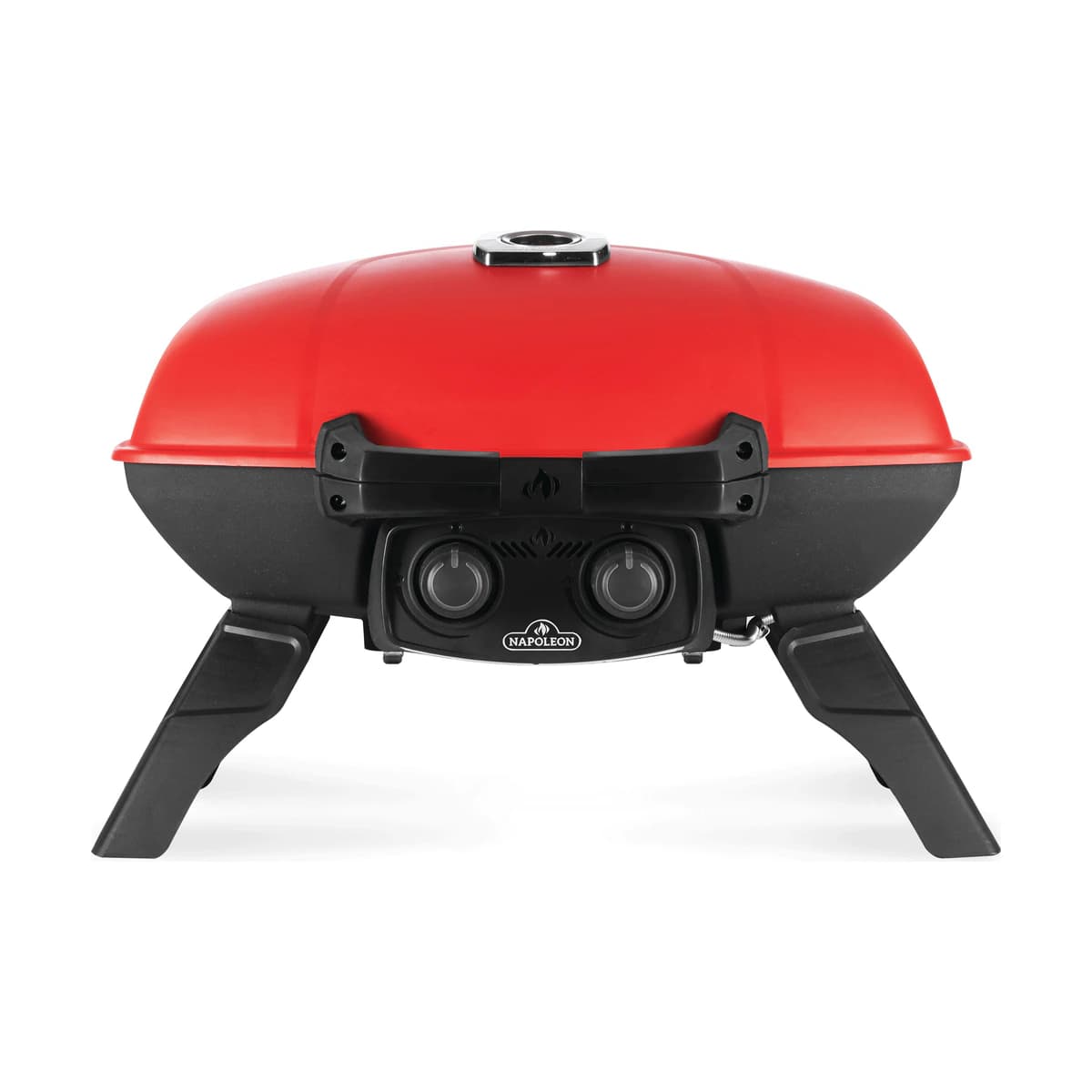 Napoleon TravelQ™ 285 Portable Propane Gas Grill with Griddle, Red