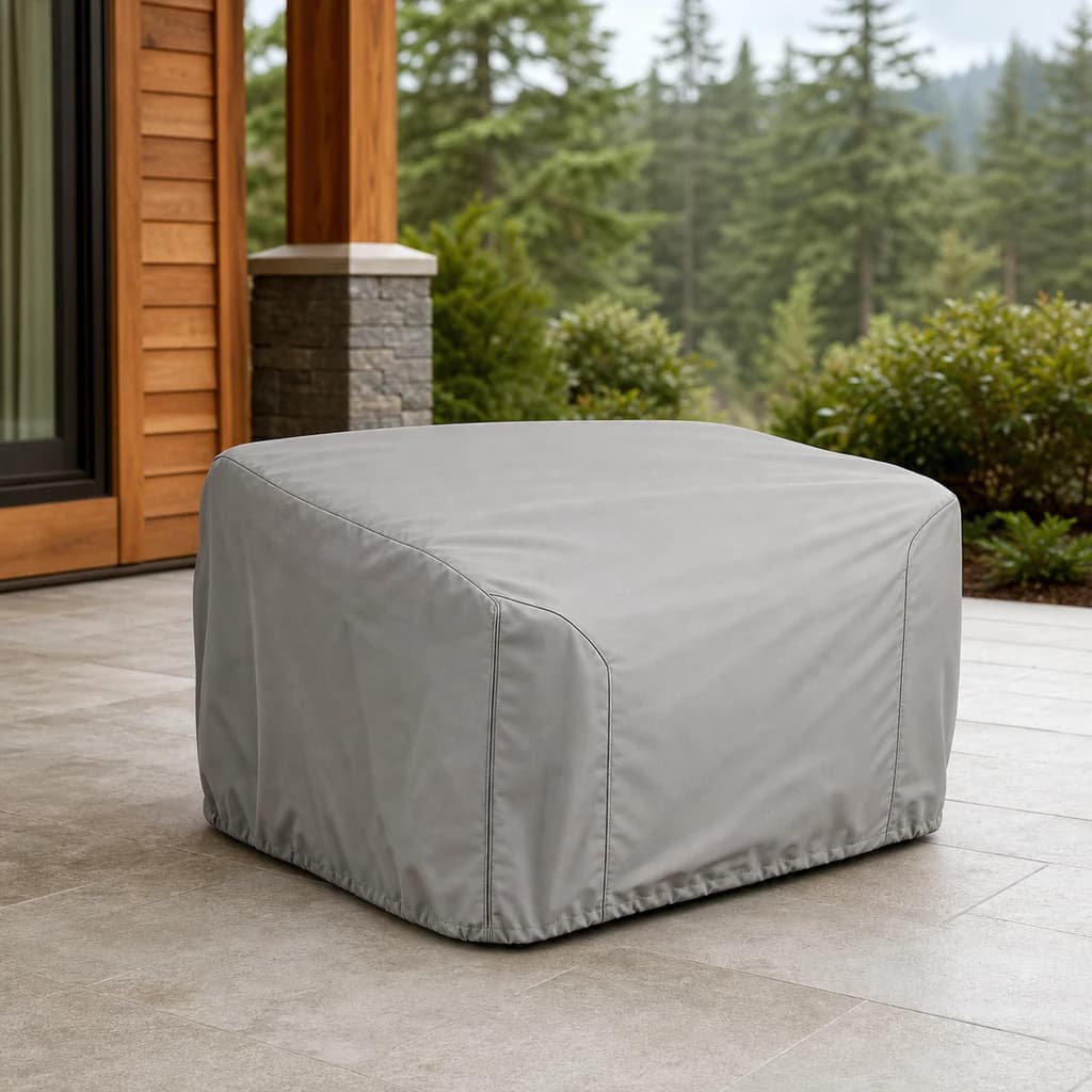 Ratana FN52501-C3 Club 3 protective furniture cover on a premium covered patio.