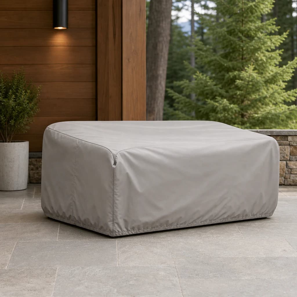 Ratana FN52502-C3 Love/2-seater 3 protective furniture cover on a premium covered patio.