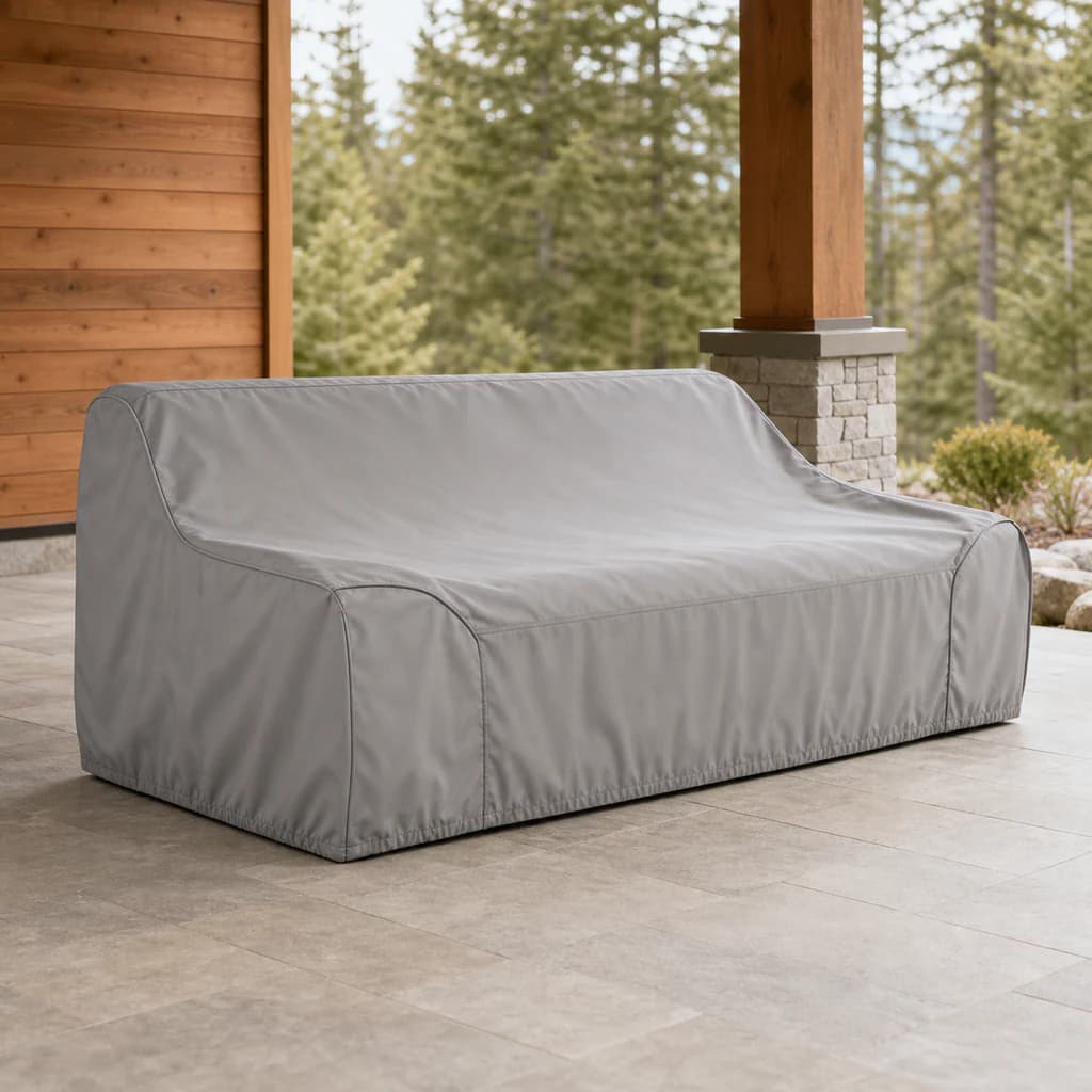 Ratana FN52503-C1 Sofa 1 protective furniture cover on a premium covered patio.