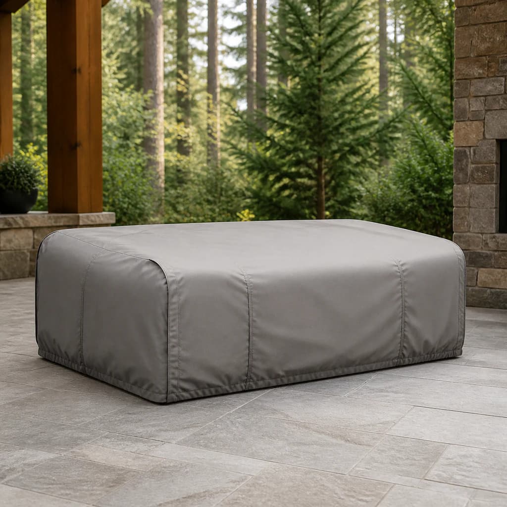 Ratana FN52503-C3 Sofa 3 protective furniture cover on a premium covered patio.