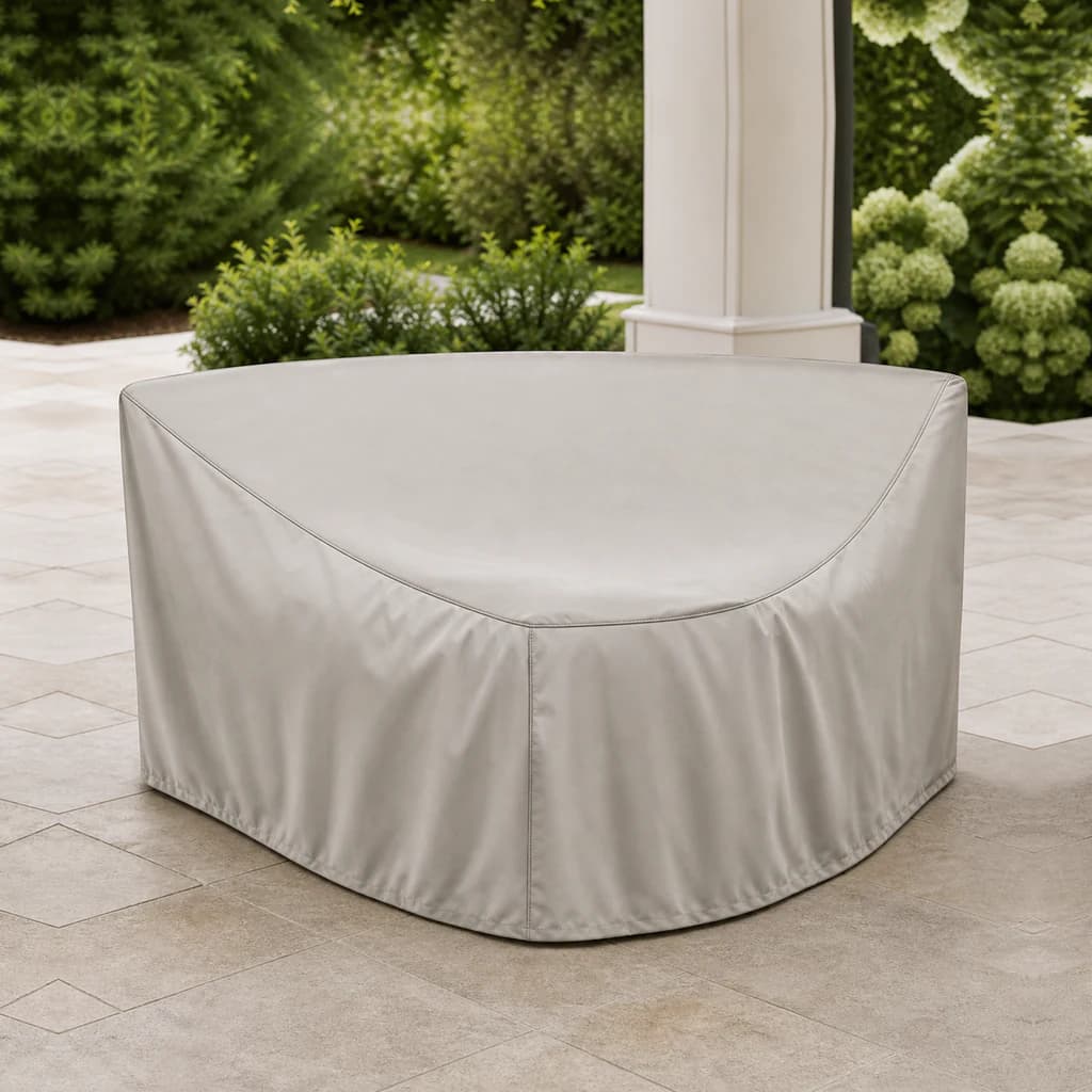 Ratana FN52553-V-C2 Curved Corner 2 protective cover on a premium garden terrace.