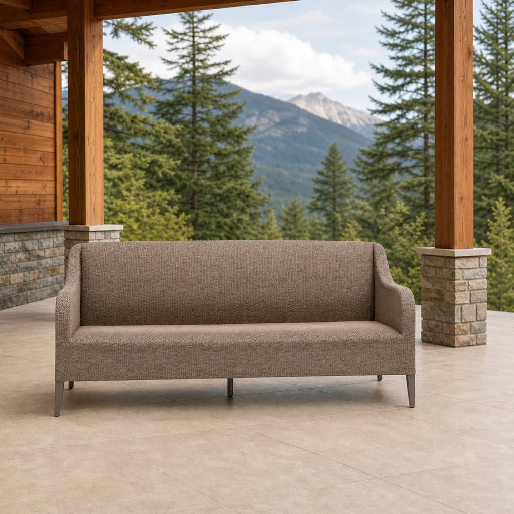 Ratana FN73603 Marbella sofa on a covered mountain-view terrace.