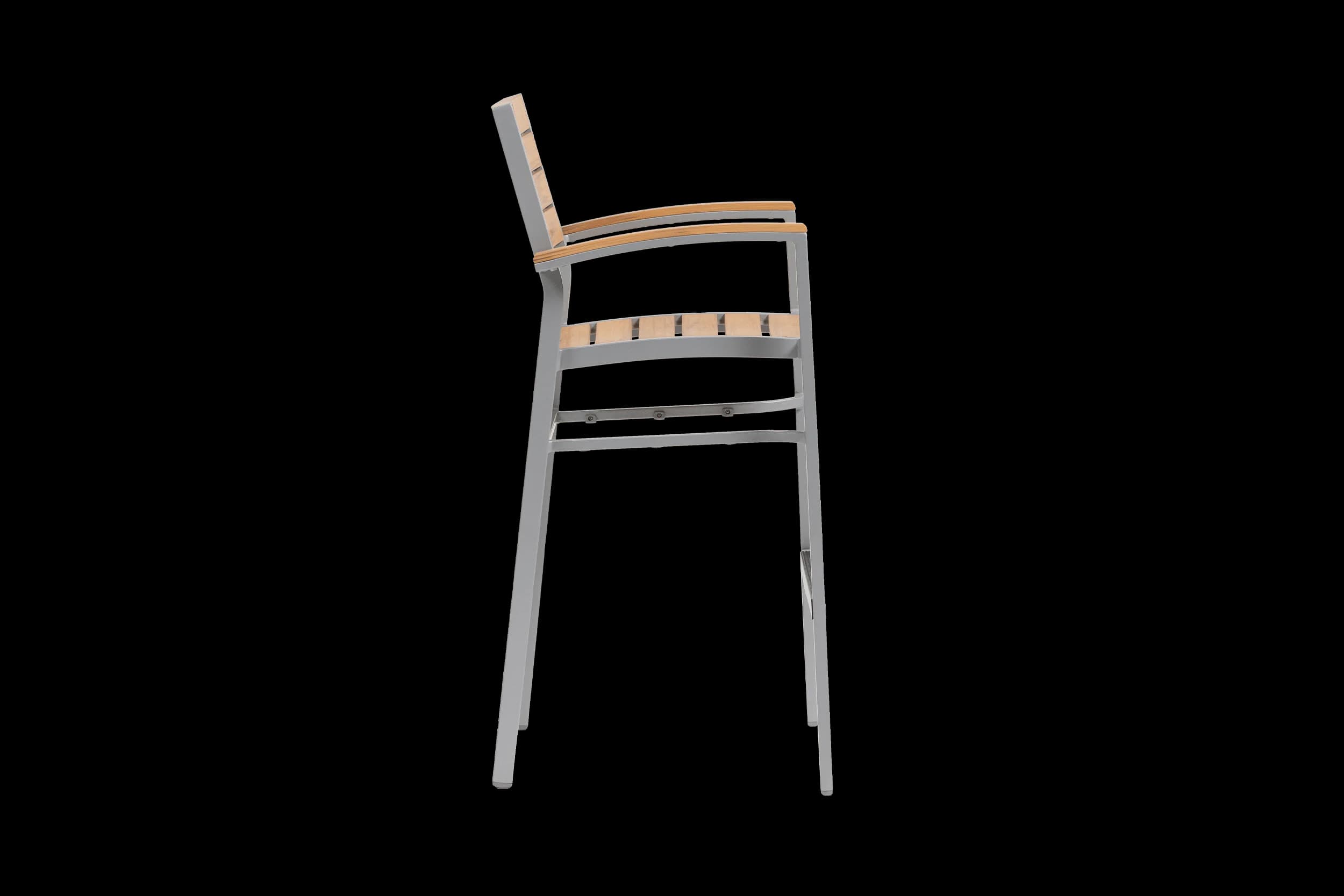 New Mirage Bar Chair (w/ Arm) W/brace - Stackable, product view 3