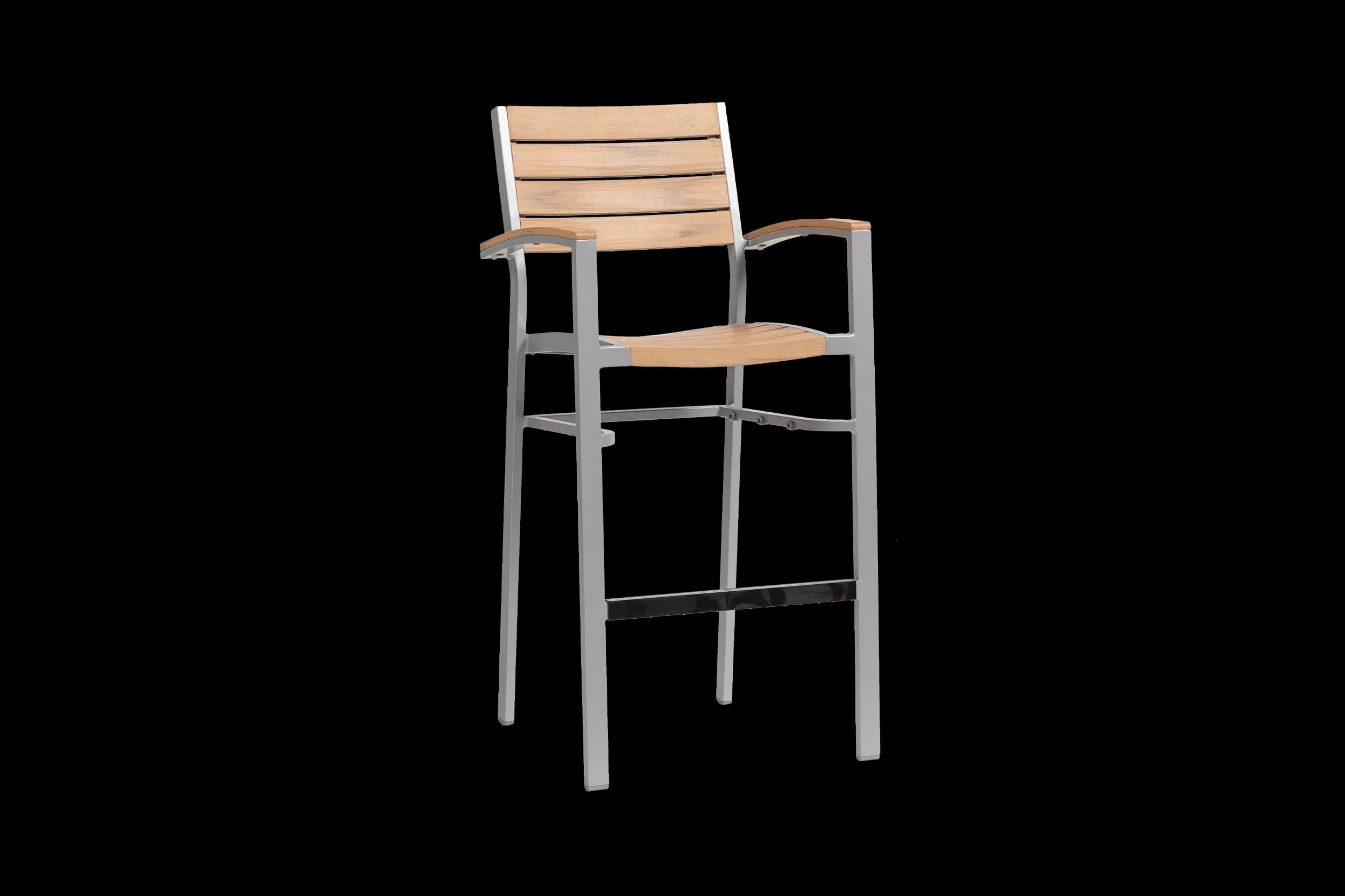 New Mirage Bar Chair (w/ Arm) W/brace - Stackable, product view 1