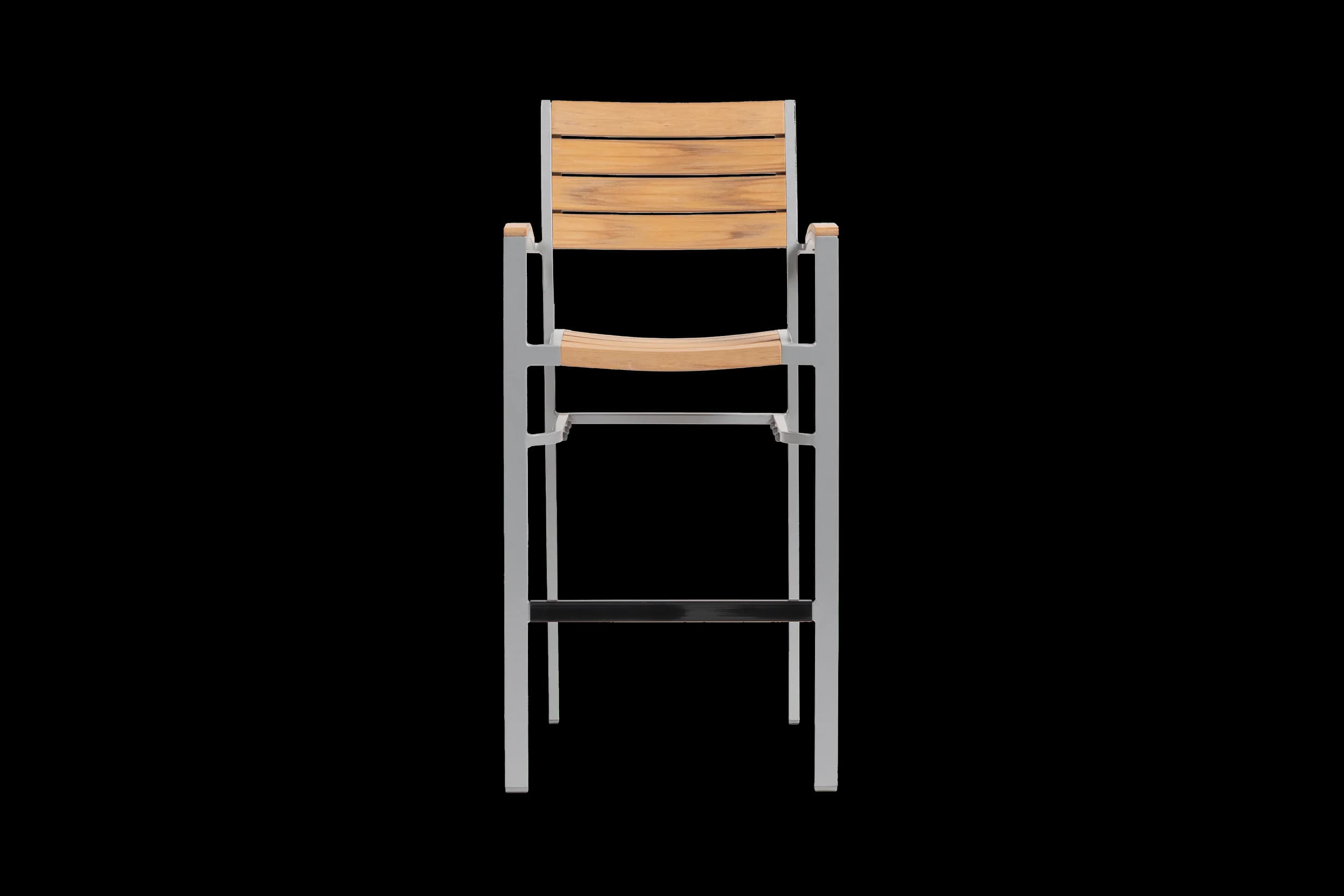 New Mirage Bar Chair (w/ Arm) W/brace - Stackable, product view 2