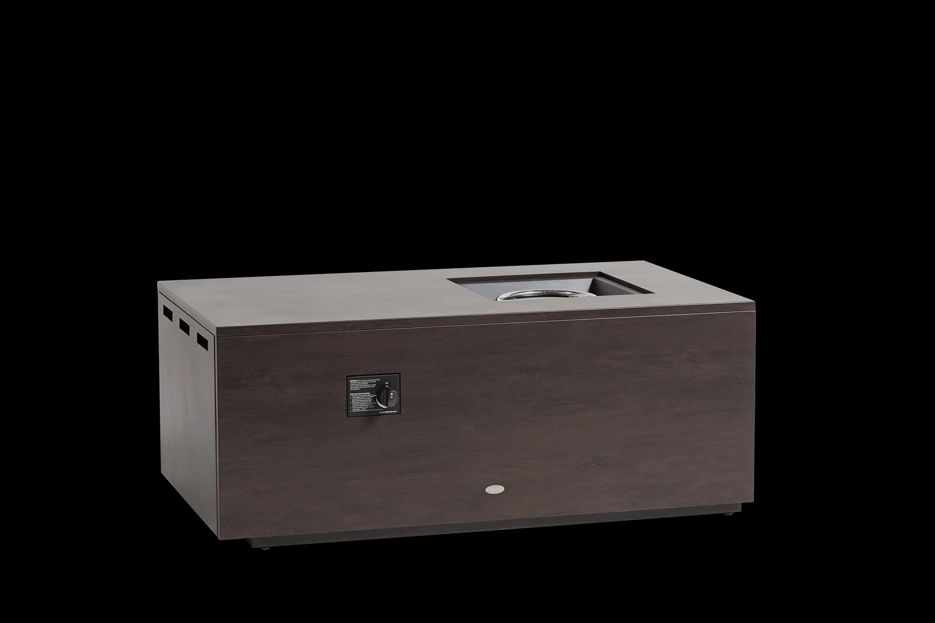 Fiamma 50"x30" Rect Fire Pit w/Burner Lid, product view 1