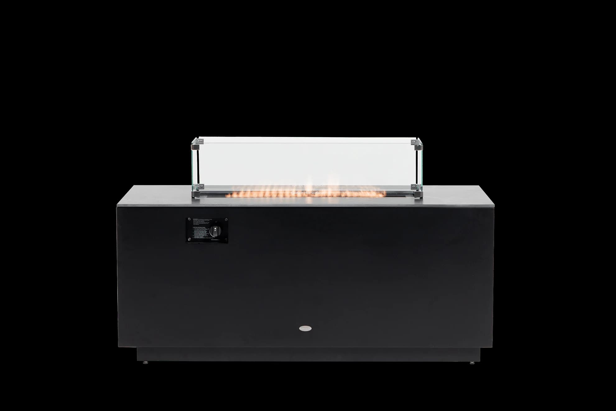 Newbury 54"x24"x22.5" Rect Fire Pit w/Burner Lid W54"xD24"xH22.5", product view 6