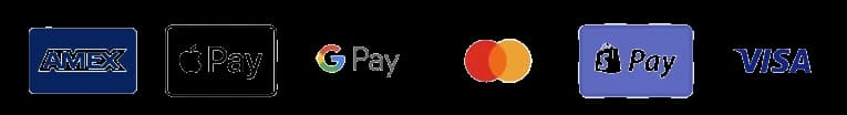 Accepted payment methods: American Express, Apple Pay, Google Pay, Mastercard, Shop Pay, Visa