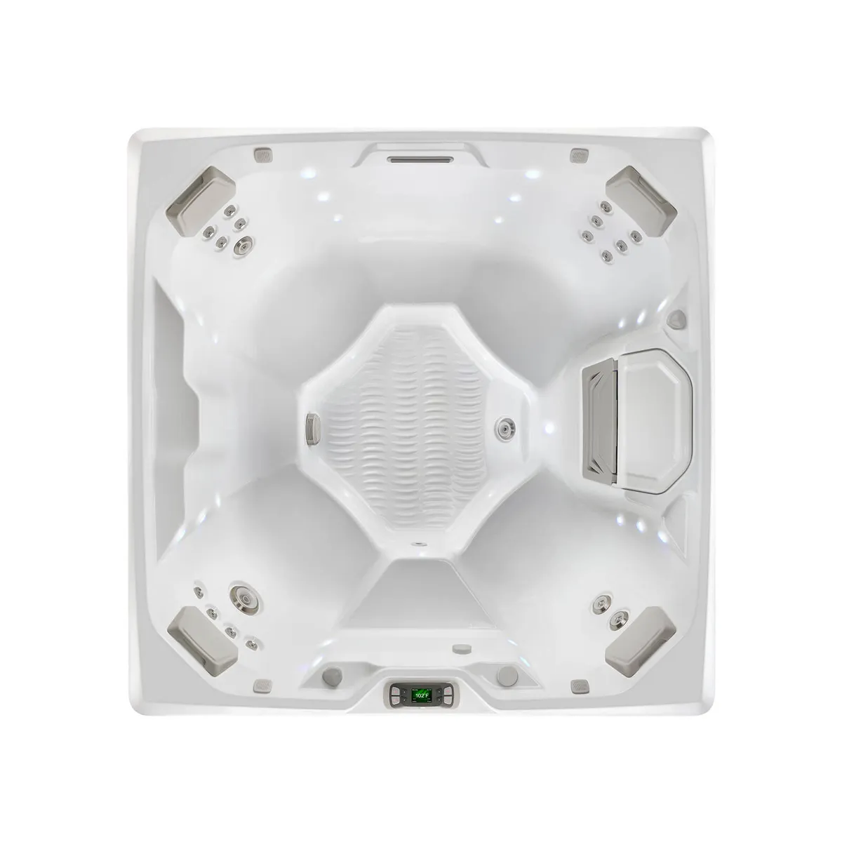 Beam top view