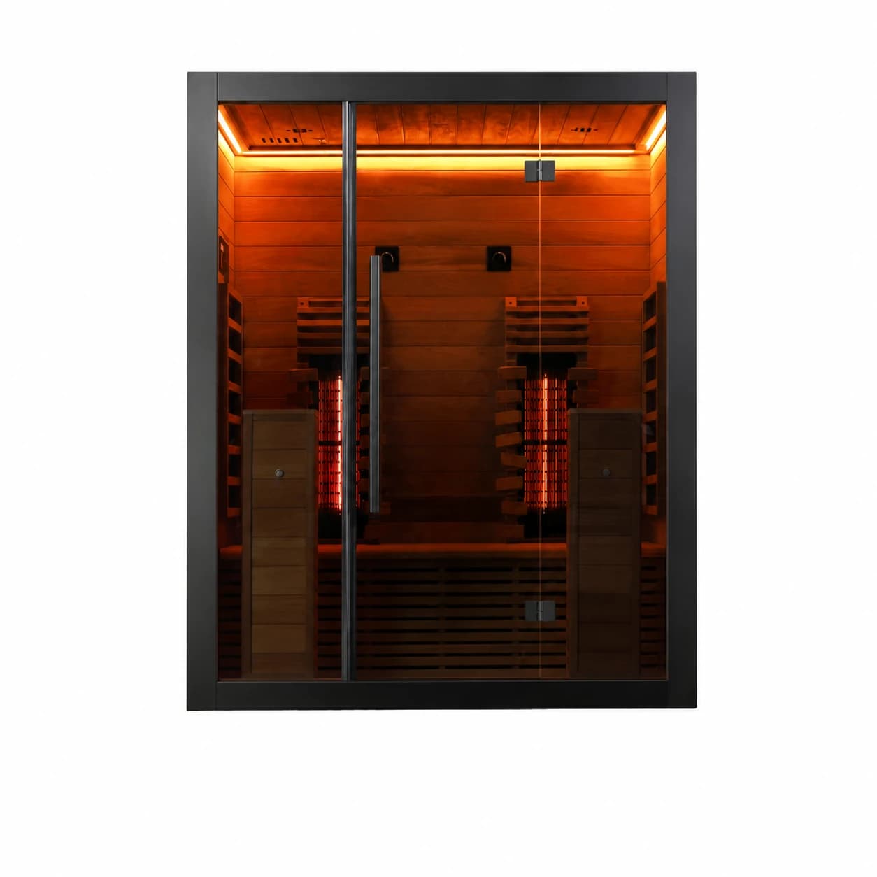 Hekla Infrared 160 wide two-person Thermo Aspen sauna cabin