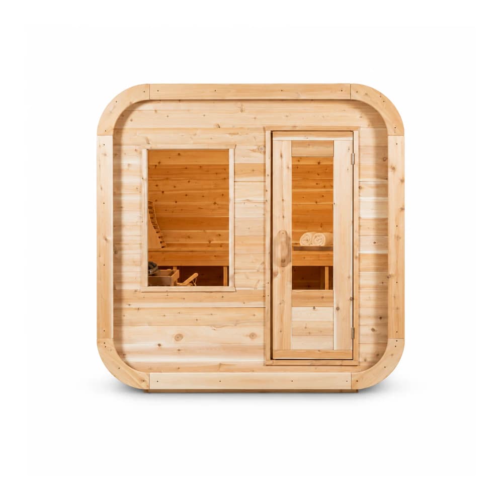 CT Luna Sauna outdoor sauna by LeisureCraft