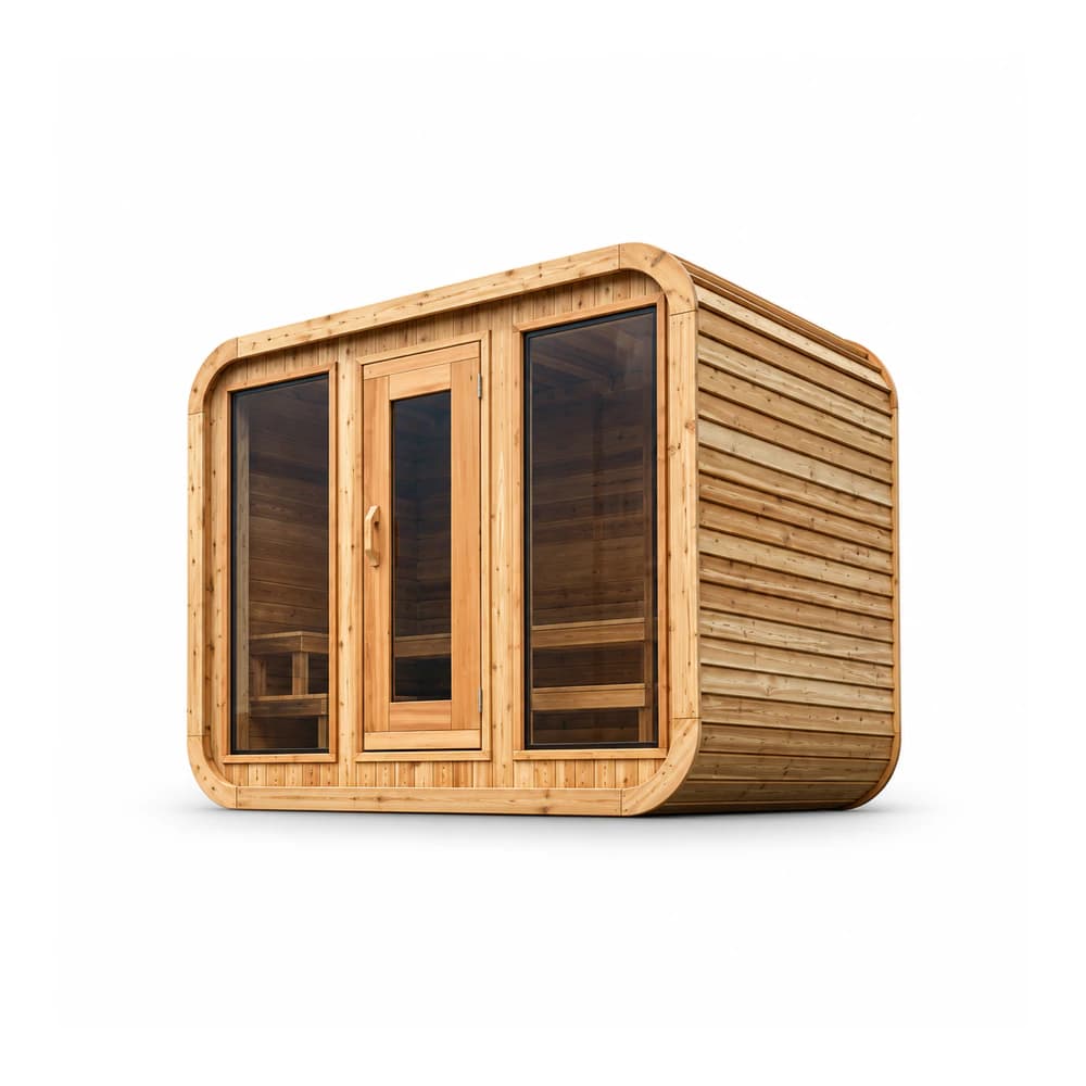 Luna Sauna outdoor sauna by LeisureCraft
