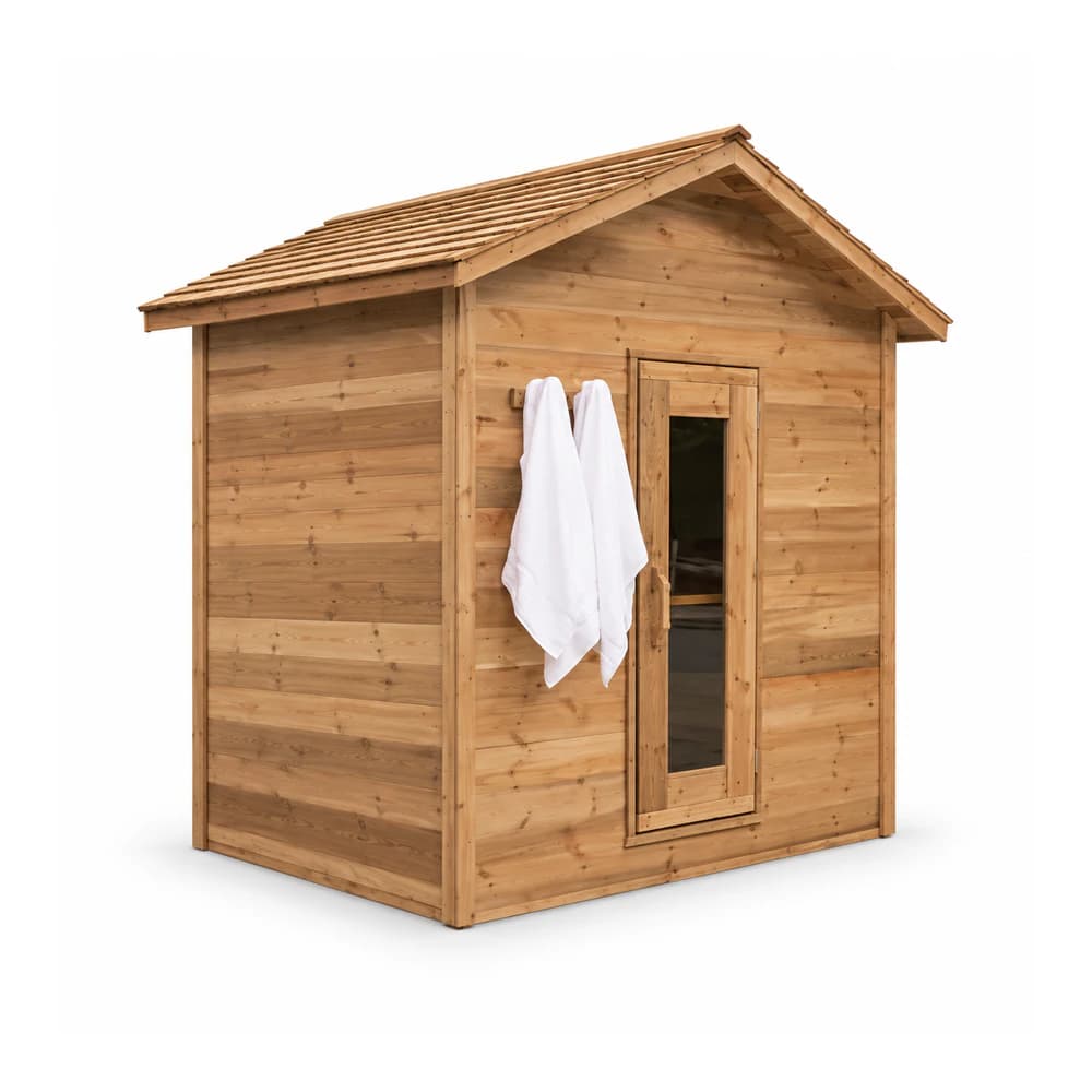 Outdoor Cabin Sauna outdoor sauna by LeisureCraft