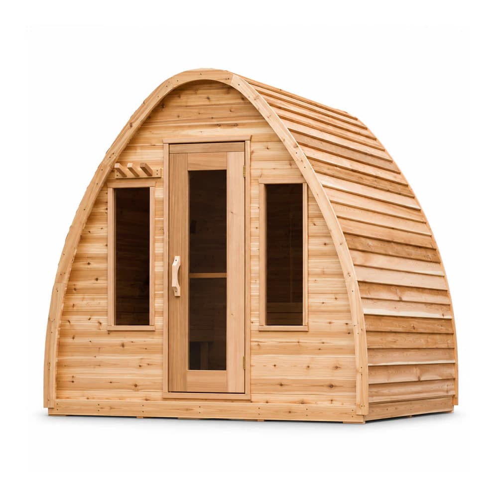 POD Sauna outdoor sauna by LeisureCraft