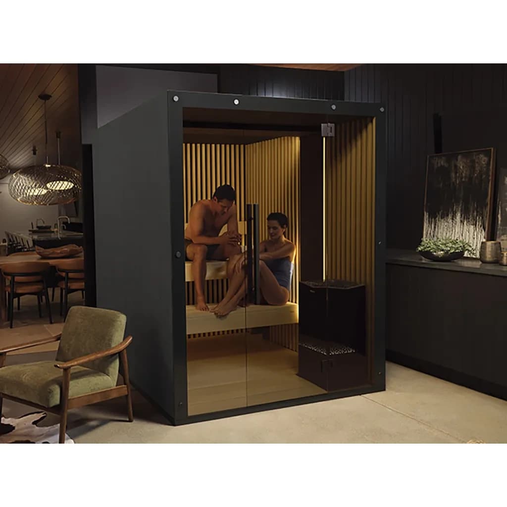 Lifestyle view inside the Tylö Reflection 3
