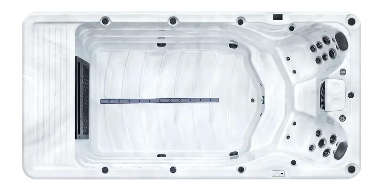 Eros Pro Swim Spa top view