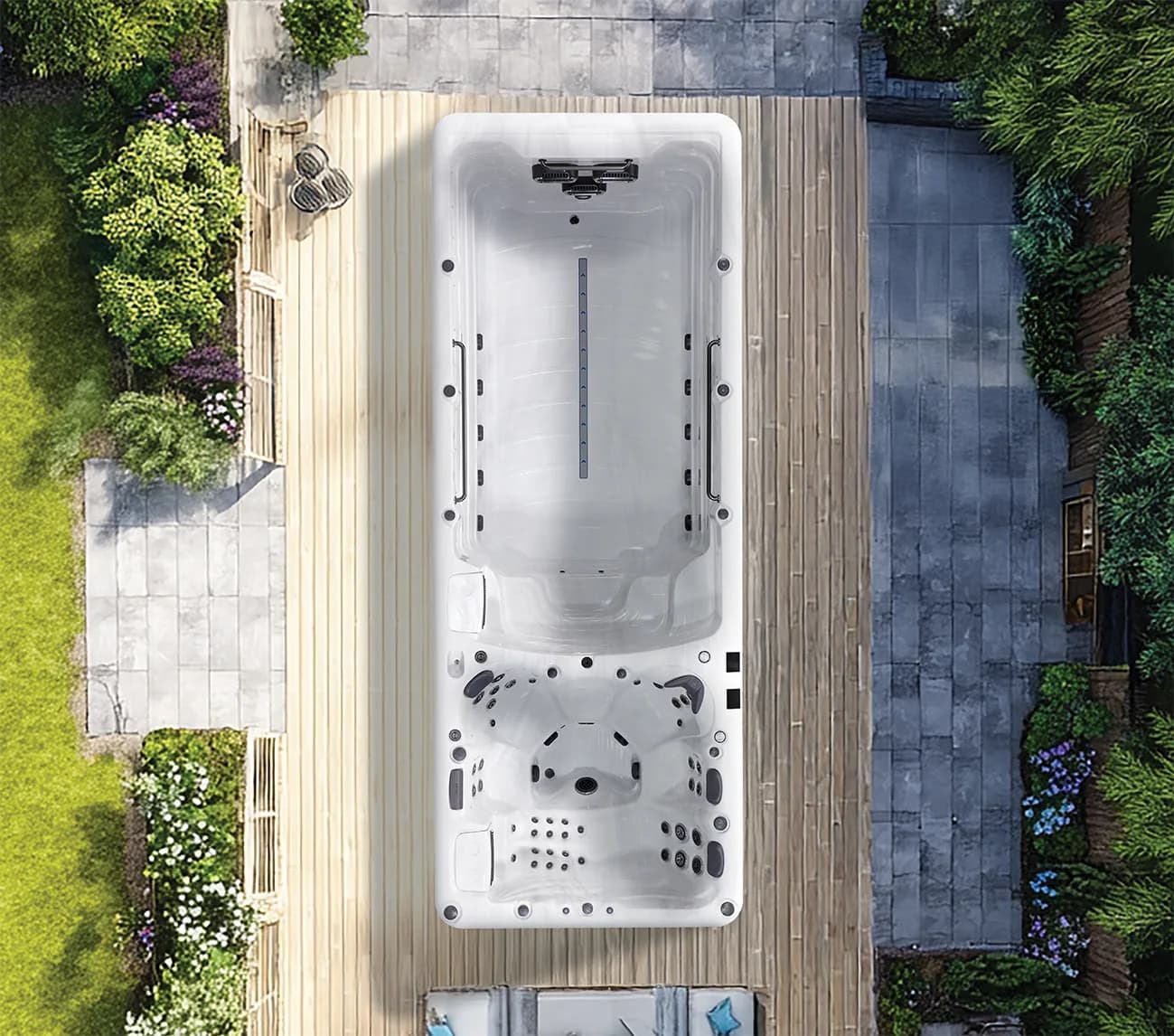 Platinum Spas Helios Swim Spa product view 1