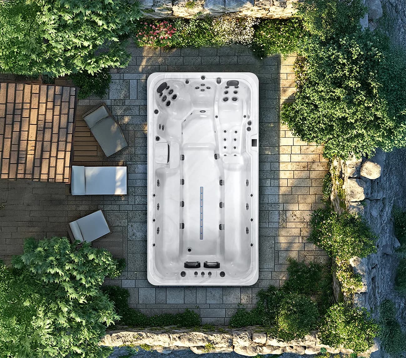 Platinum Spas Titan Swim Spa product view 1