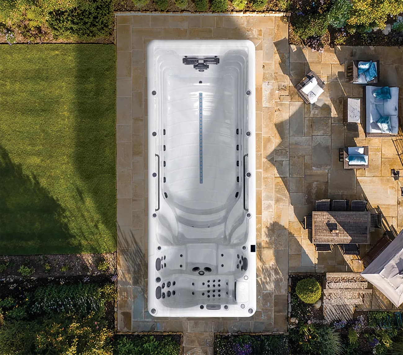 Platinum Spas Zelus Swim Spa product view 1