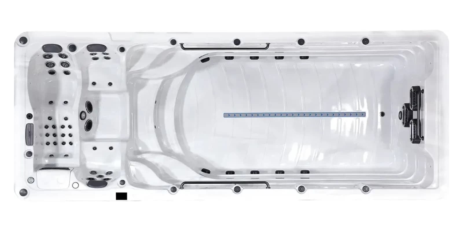 Zelus Swim Spa top view