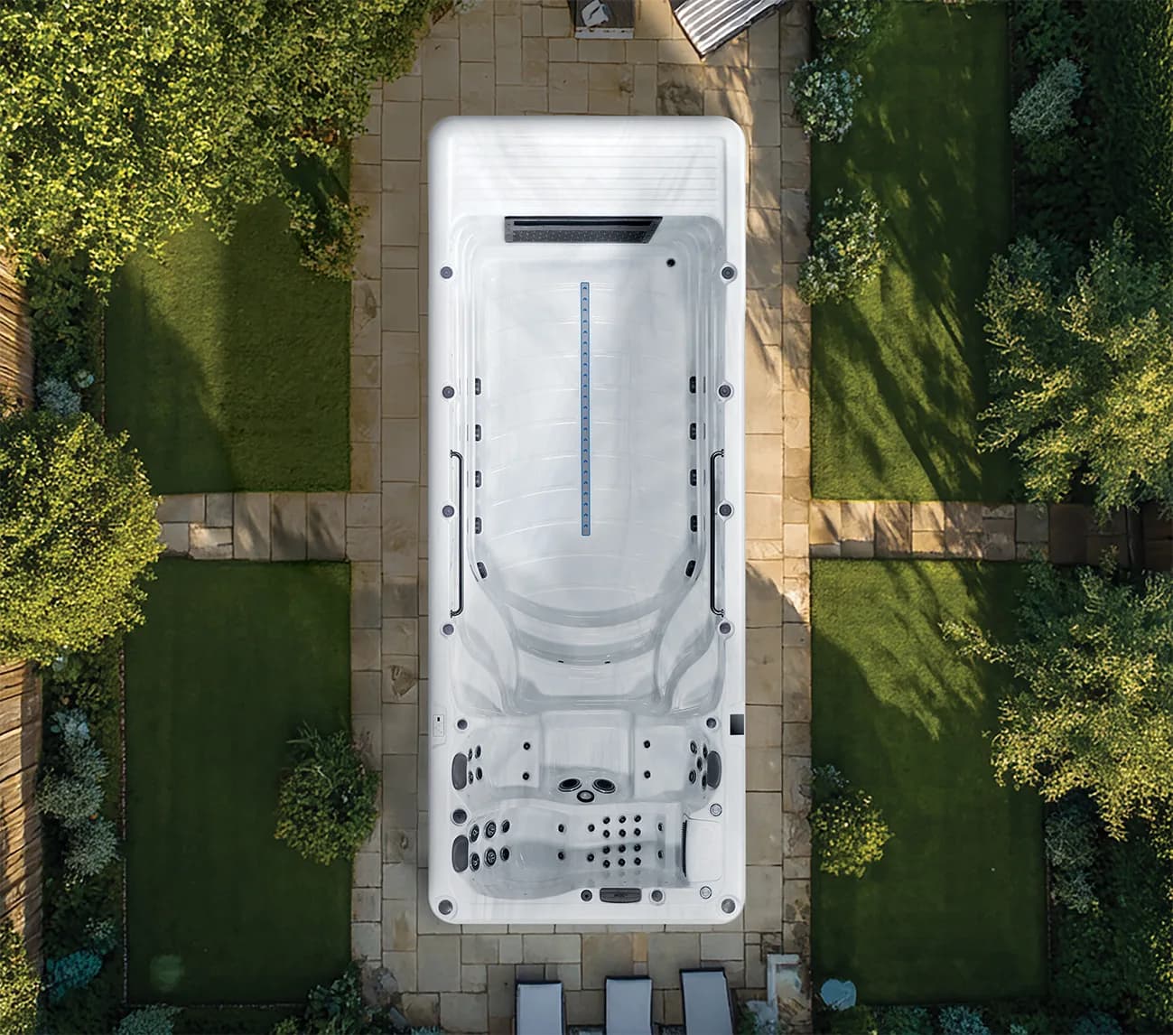 Platinum Spas Zelus Pro Swim Spa product view 1