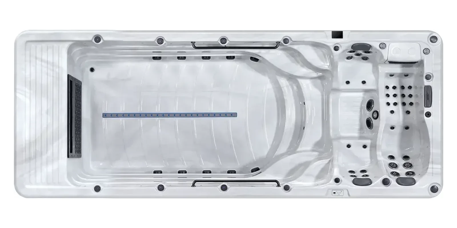 Zelus Pro Swim Spa top view
