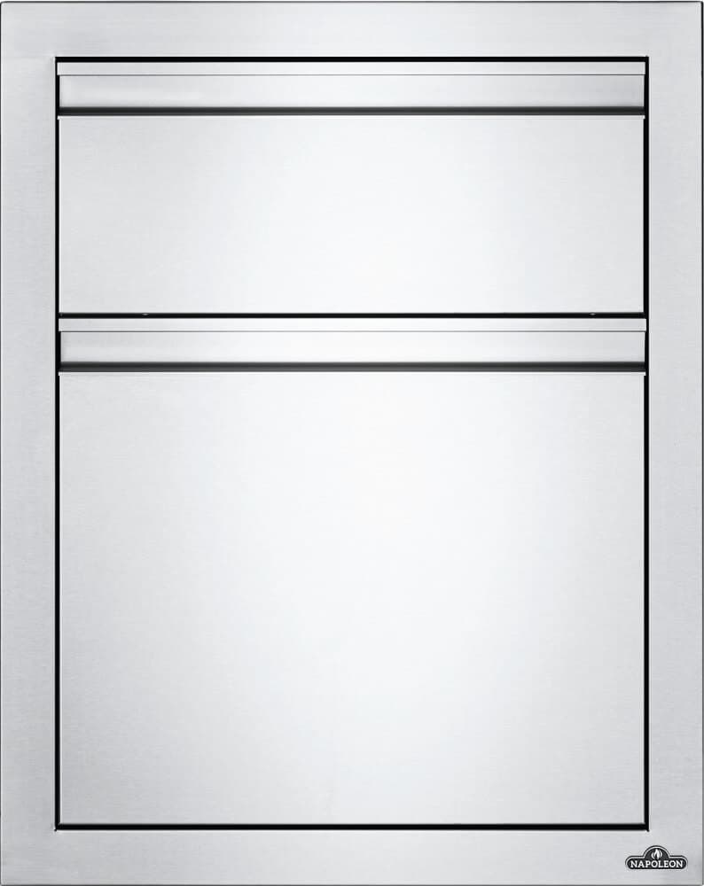 Gallery Image 1 - 18 x 24 inch Double Drawer: Waste Bin