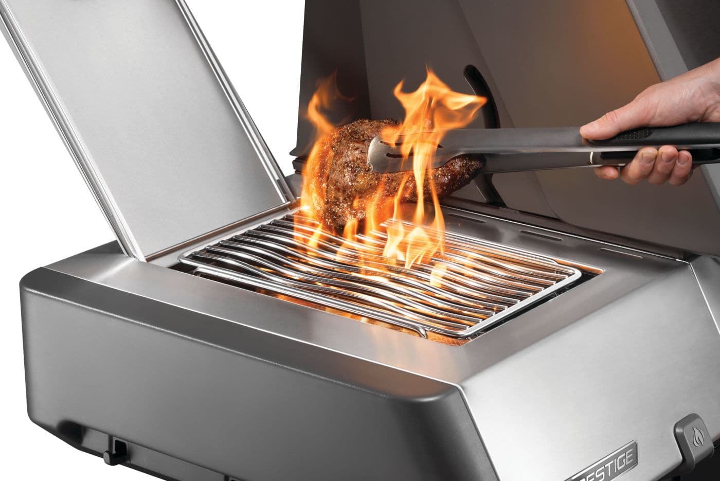 Prestige® 665 Connected, Natural Gas Grill with Infrared Side and Rear Burner, Stainless Steel dimensions