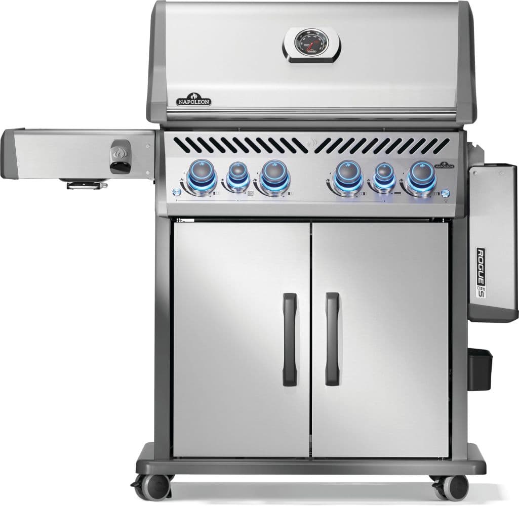 Rogue® PRO-S 525 Natural Gas Grill with Infrared Side and Rear Burners, Stainless Steel dimensions